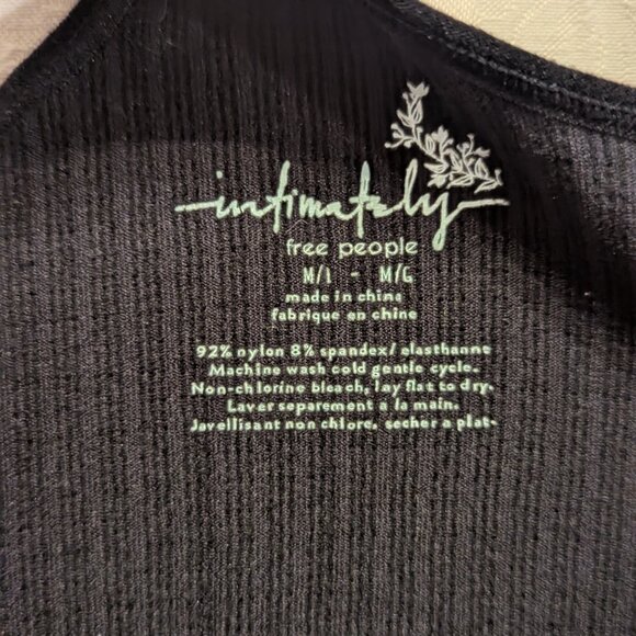 Lot of 3 Free People Intimately Take Me Back Brami Tops M/L Red White Black - Picture 5 of 13